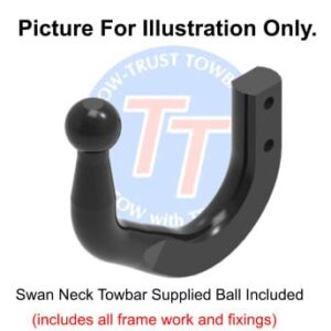 BMW 5 Series Sal Swan Neck Towbar (F10) (Inc. M Sport) 2010 – 2017
