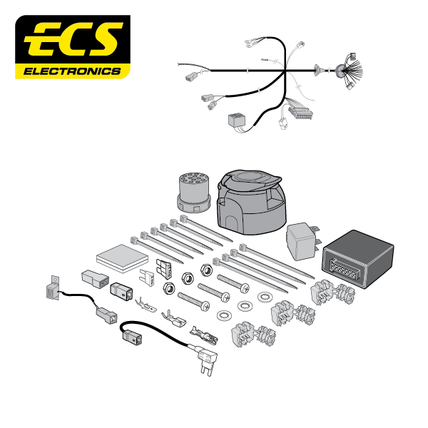 ALFA ROMEO TONALE 13 Pin Dedicated Towbar Electrics 01/2022 - Onwards - AF01513