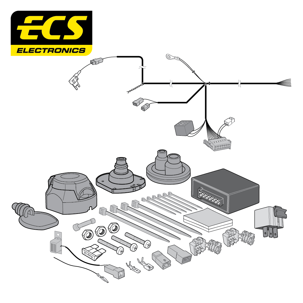 JEEP CHEROKEE SUV Dedicated Electrics 03/2014 - 09/2018 - CR069BXU