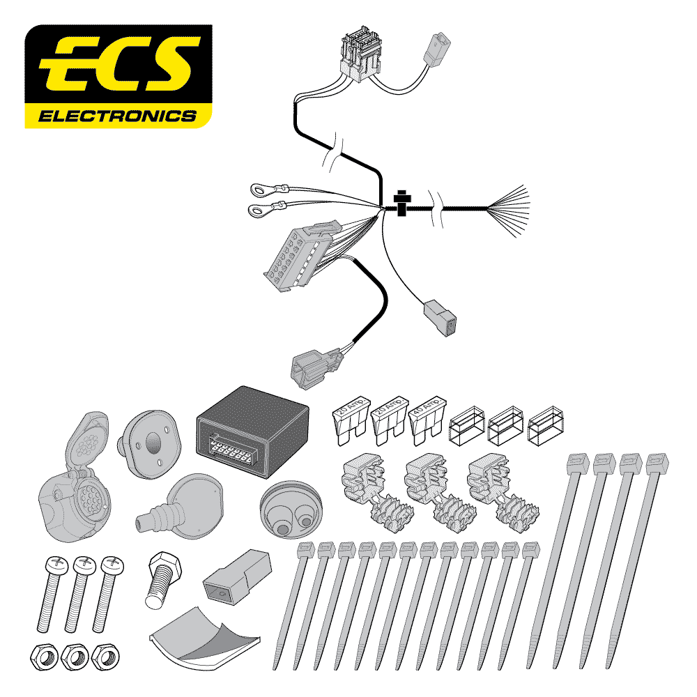 FORD GRAND C-MAX 13 Pin Dedicated Electrics 07/2010 - Onwards - FR063D1