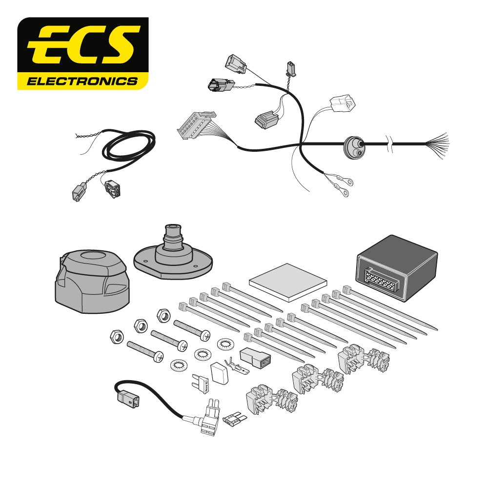 FORD TRANSIT CONNECT Van 13 Pin Dedicated Electrics 07/2018 - 04/2022 - FR10913U