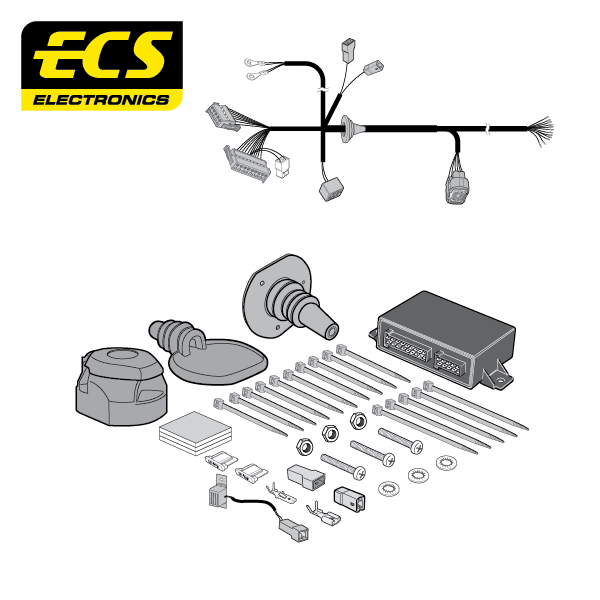 HYUNDAI SANTA FE 13 Pin Dedicated Towbar Electrics 09/2012 - 06/2018 - HY09513