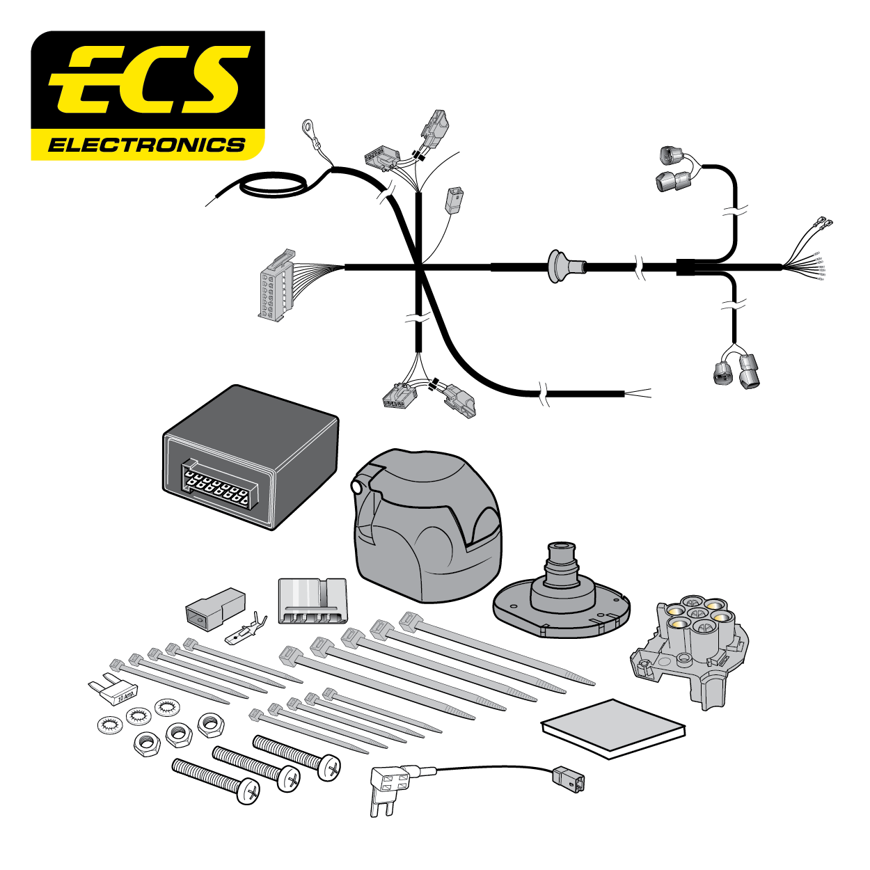 HYUNDAI SANTA FE SUV Dedicated Electrics 03/2006 - 8/2012 - HY12107U