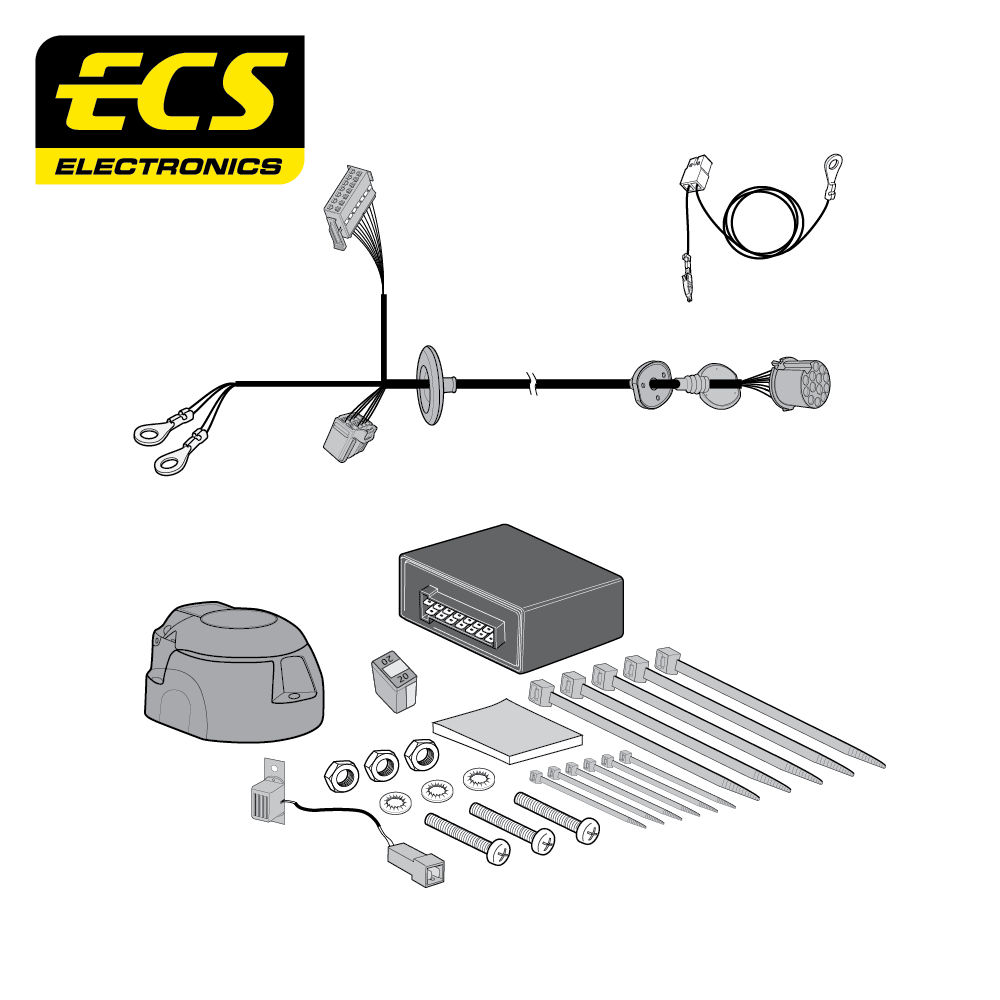 RANGE ROVER EVOQUE 13 Pin Dedicated Electrics 04/2019 - 12/2020 - LR02113