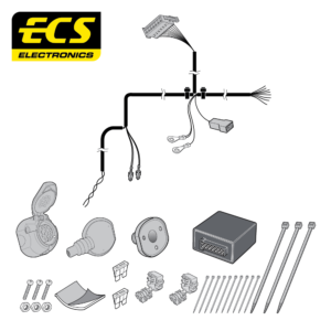 MERCEDES GLE 13 Pin Dedicated Towbar Electrics 07/2015 - 02/2019 - MB078D1