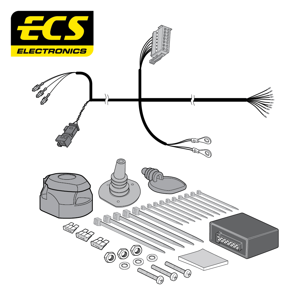 MERCEDES GLS SUV Dedicated Electrics 03/2016 - 10/2019 - MB08413U