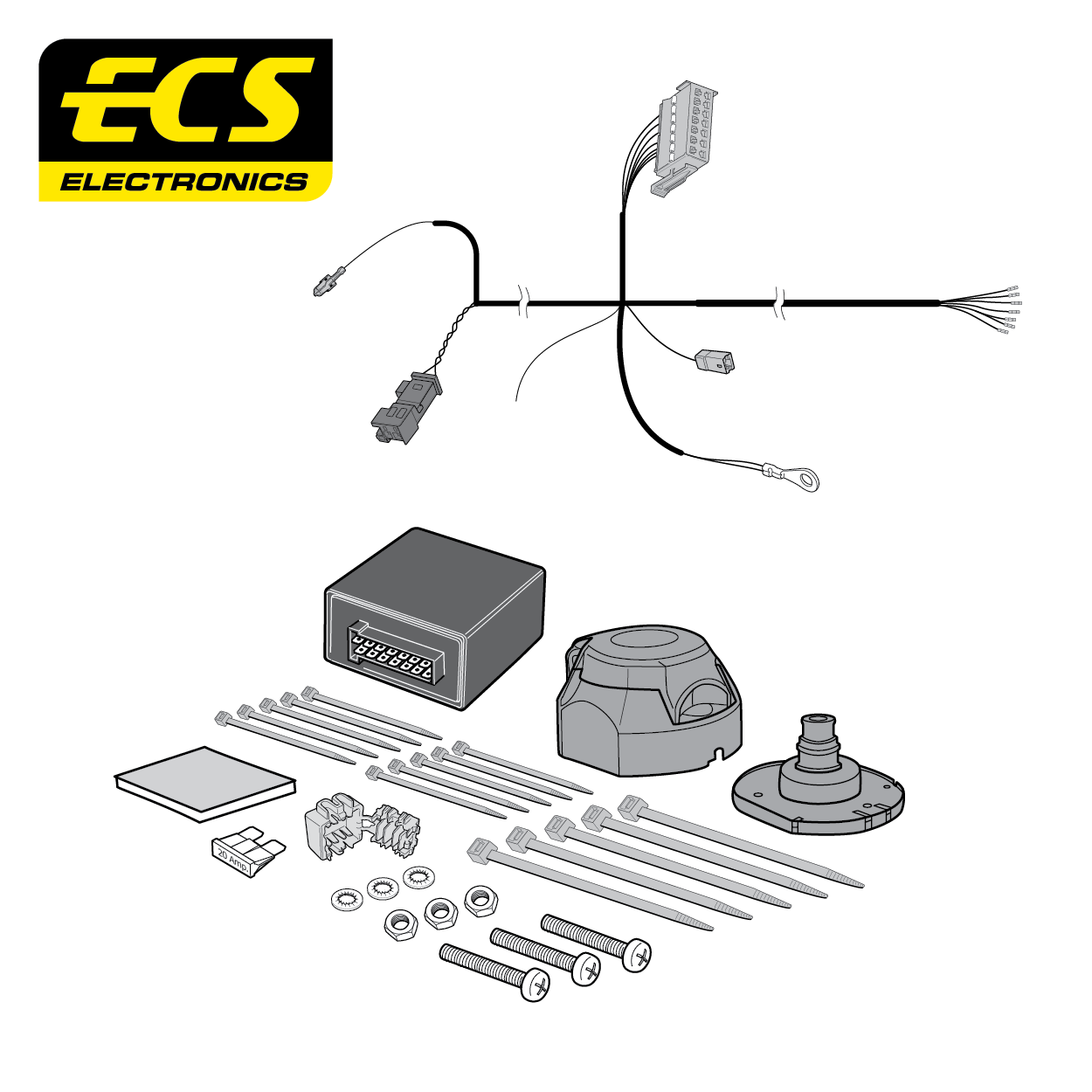 MERCEDES GLE Coupe Dedicated Electrics 09/2015 - 03/2020 - MB08807U