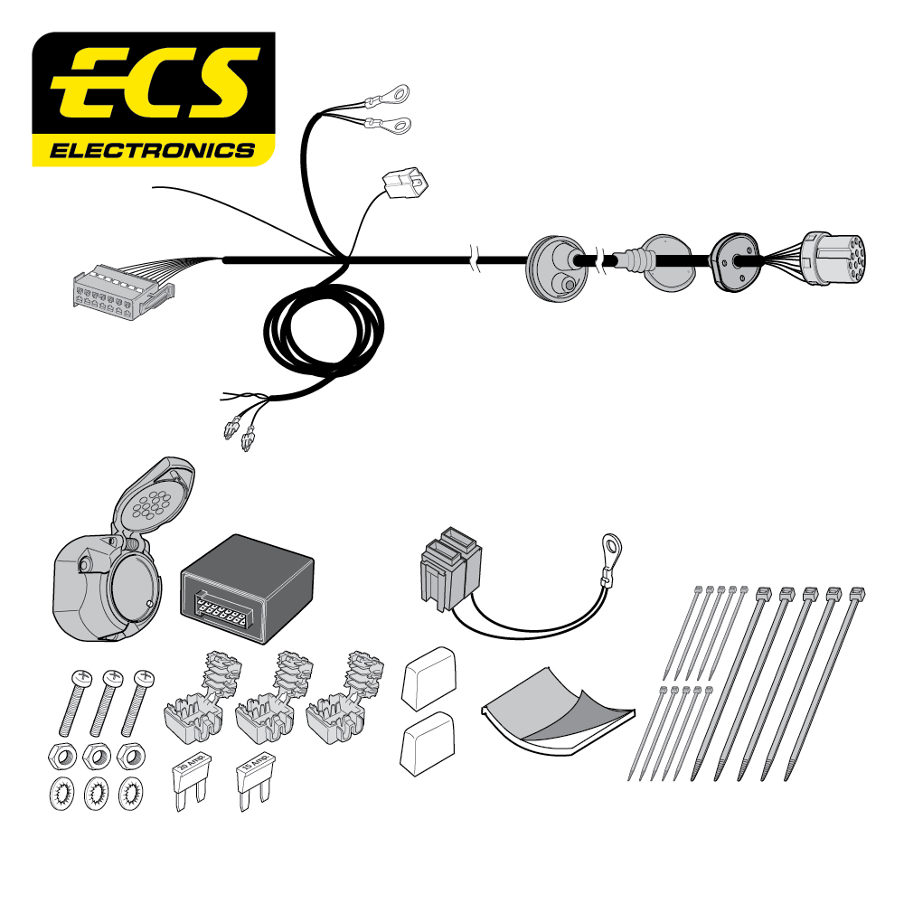 MERCEDES A CLASS Hatchback 13 Pin Dedicated Electrics 05/2018 - Onwards - MB09713U