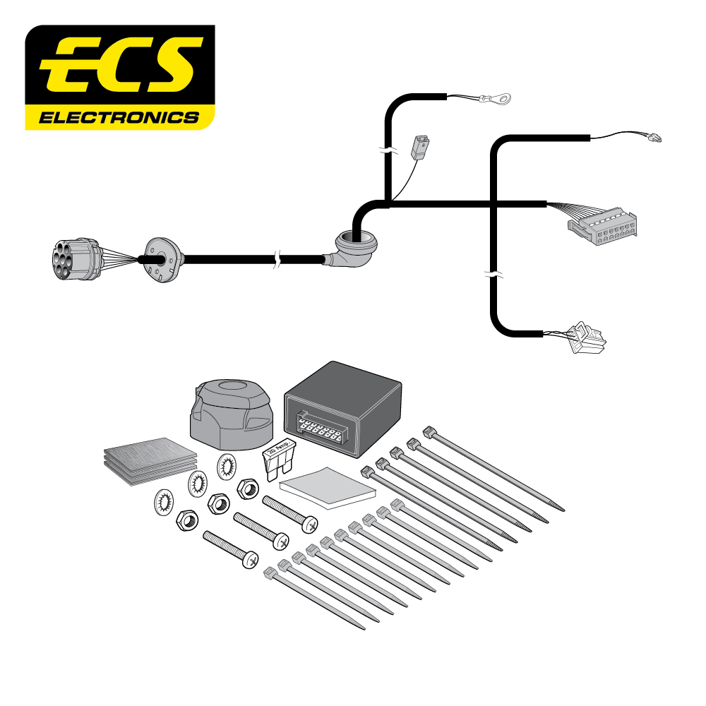 MERCEDES C CLASS Cabriolet 7 Pin Dedicated Electrics 07/2018 - Onwards - MB09907U