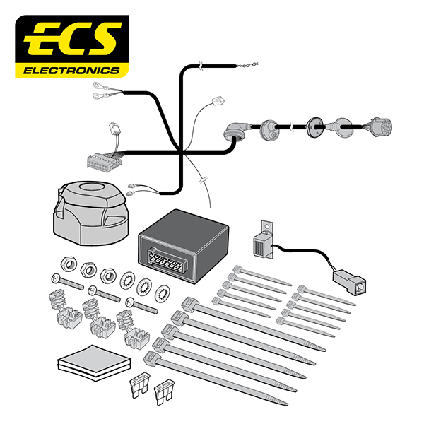 MERCEDES C CLASS Saloon 13 Pin Dedicated Towbar Electrics 06/2021 - Onwards - MB10813