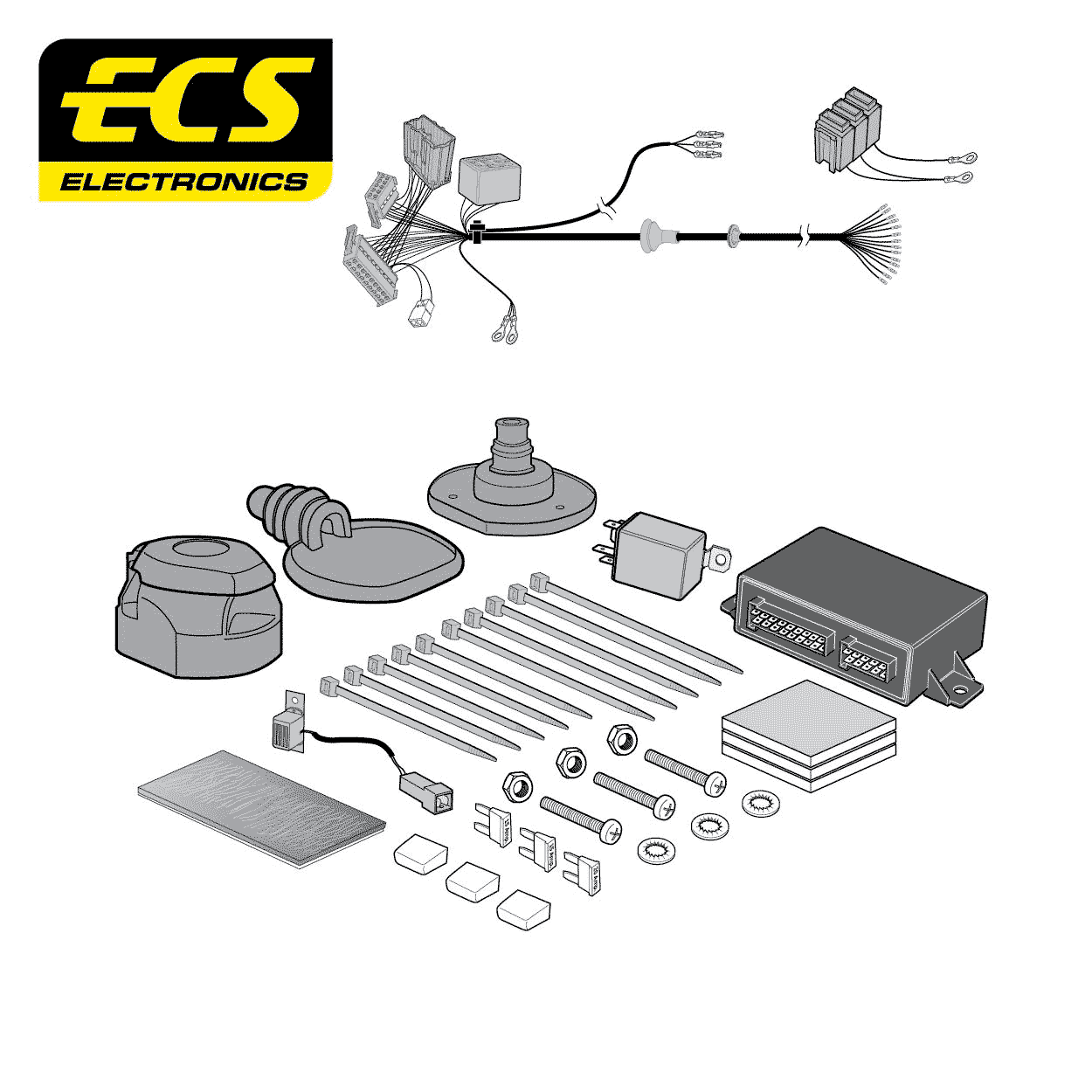 MG HS 13 Pin Dedicated Towbar Electrics 10/2024 Onwards - MG01113