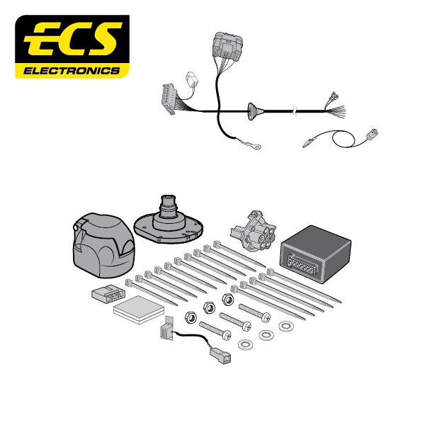 MG MG4 X-POWER Hatchback 7 Pin Dedicated Towbar Electrics 07/2023 - Onwards - MG01107