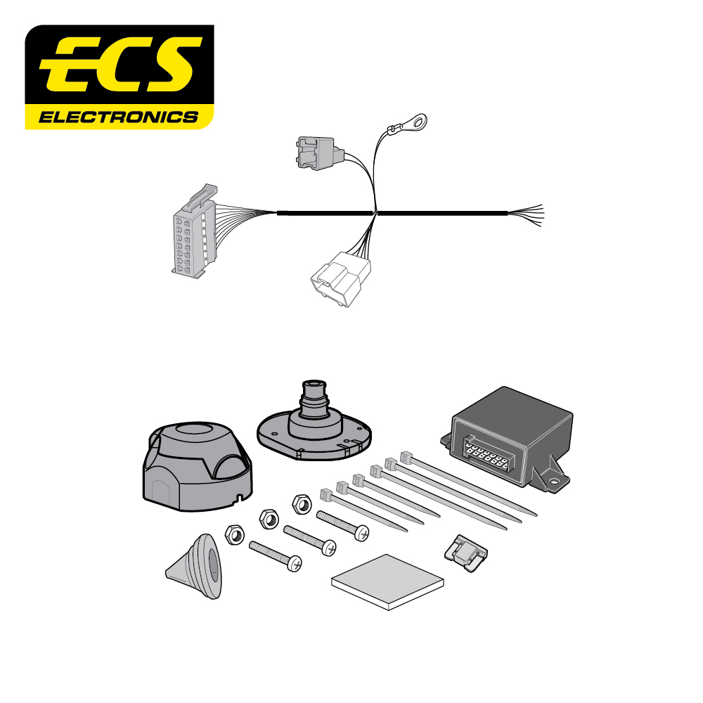 NISSAN QASHQAI 7 Pin Dedicated Electrics 03/2014 - 04/2019 - NI115BHU
