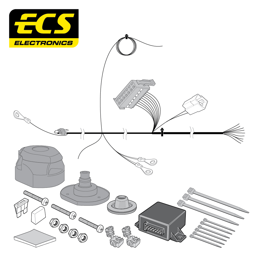 VAUXHALL ASTRA Estate 13 Pin Dedicated Electrics 04/2016 - 12/2021 - OP071D1U