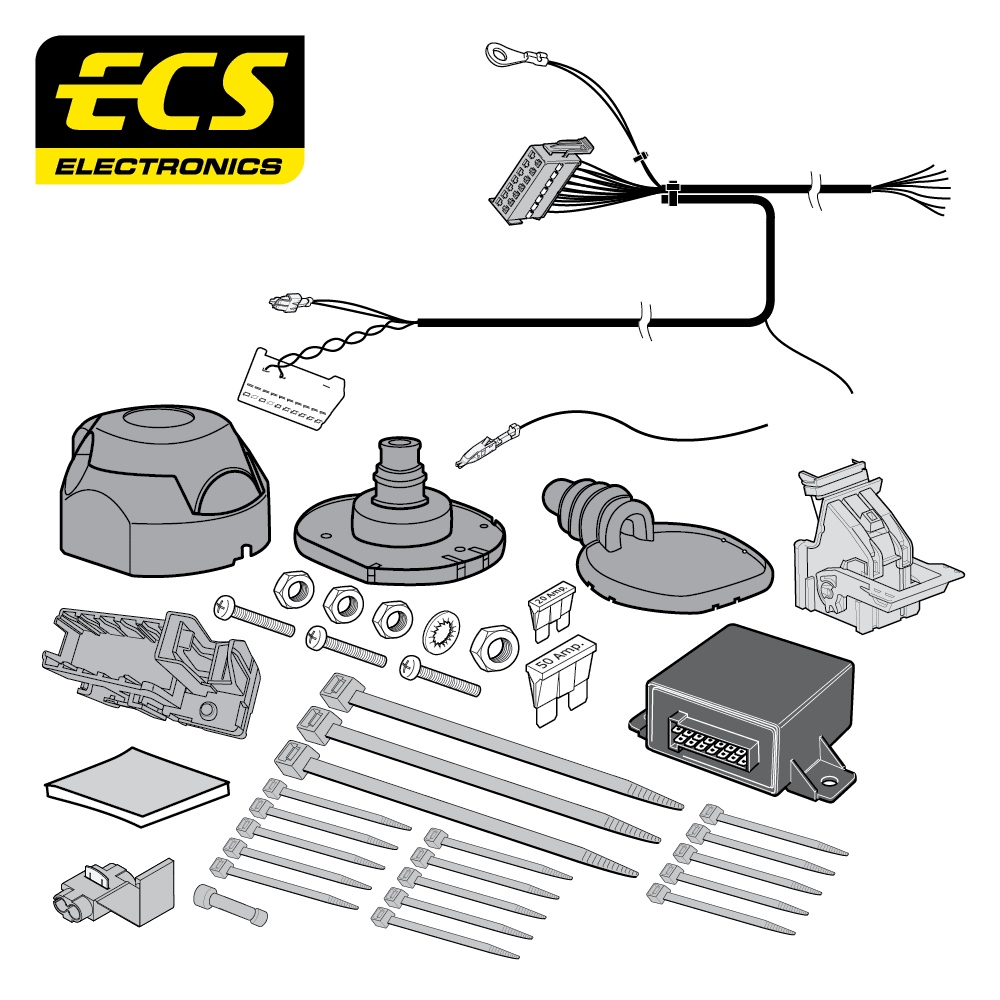 PEUGEOT 208 Hatchback 7 Pin Dedicated Electrics 04/2011 - 09/2019 - PE064B1U