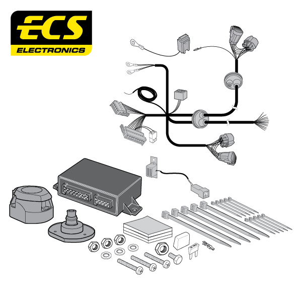 FIAT DOBLO Van 13 Pin Dedicated Electrics 02/2010 - 06/2022 - VA00813MU