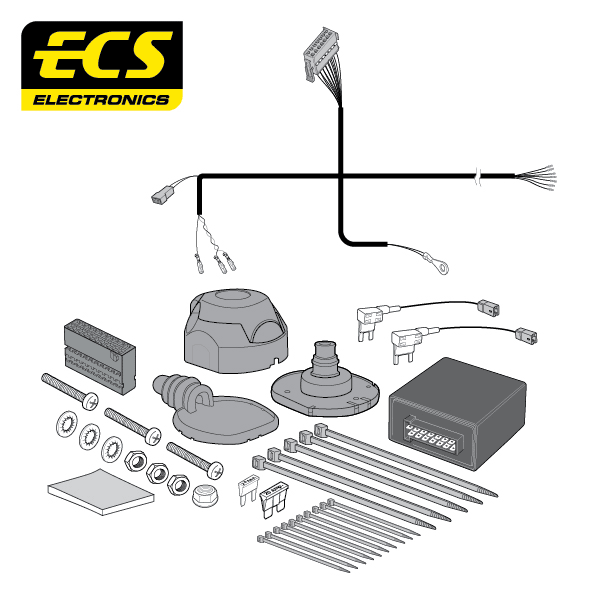 VAUXHALL CROSSLAND 7 Pin Dedicated Towbar Electrics 01/2021 - Onwards - VA01007M