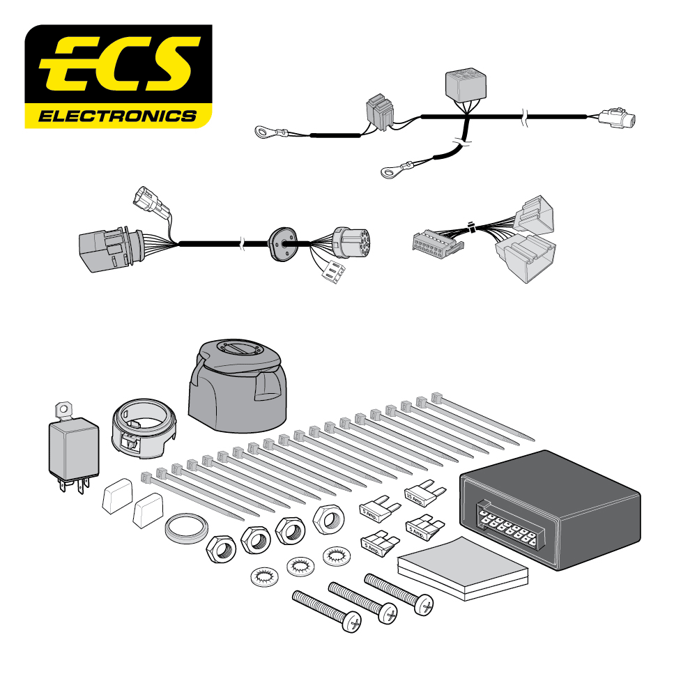 VOLKSWAGEN AMAROK 13 Pin Dedicated Electrics 05/2011 - 05/2023 - VW19713U