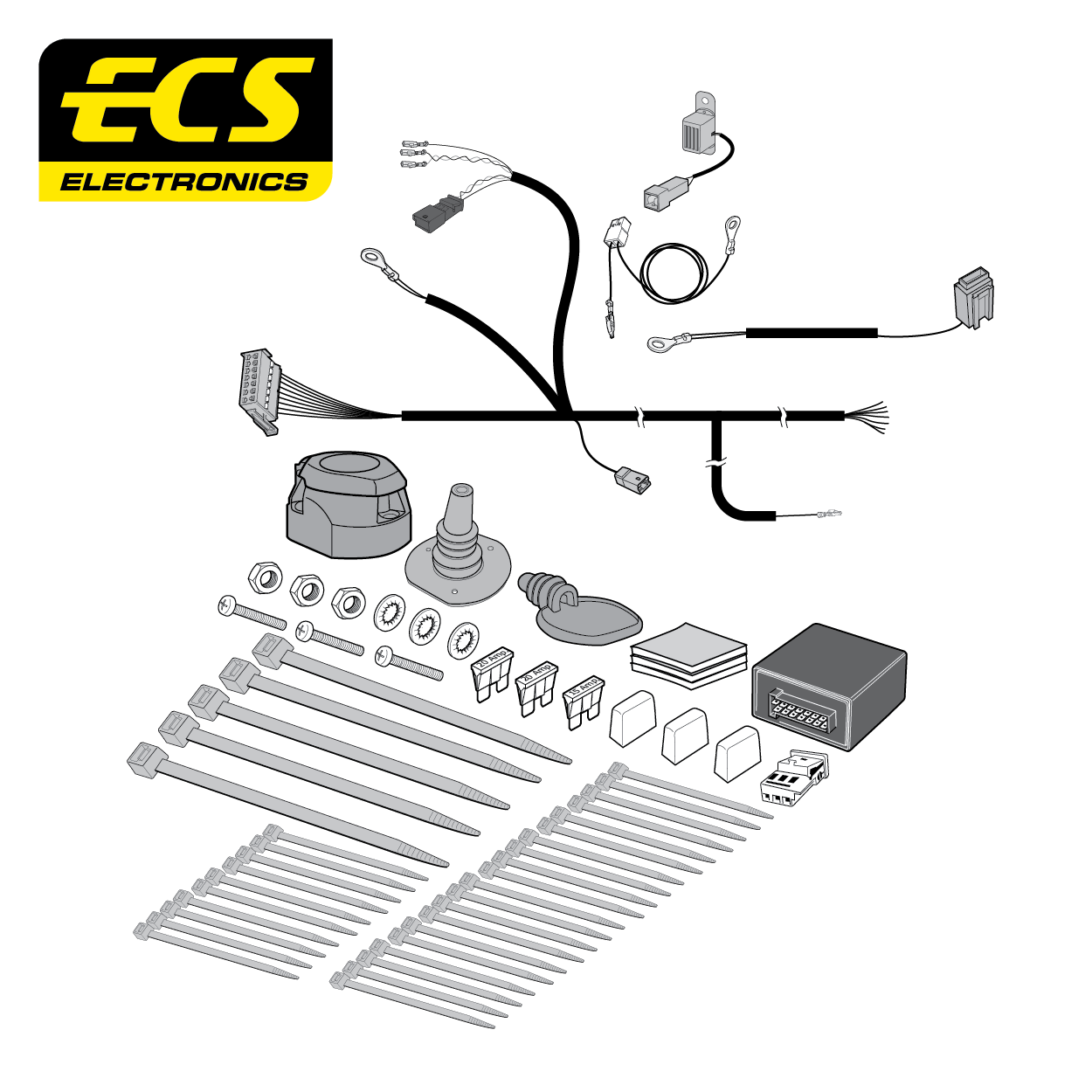 VOLKSWAGEN TRANSPORTER T6.1 Van 13 Pin Dedicated Electrics 08/2023 - Onwards - VW28913U