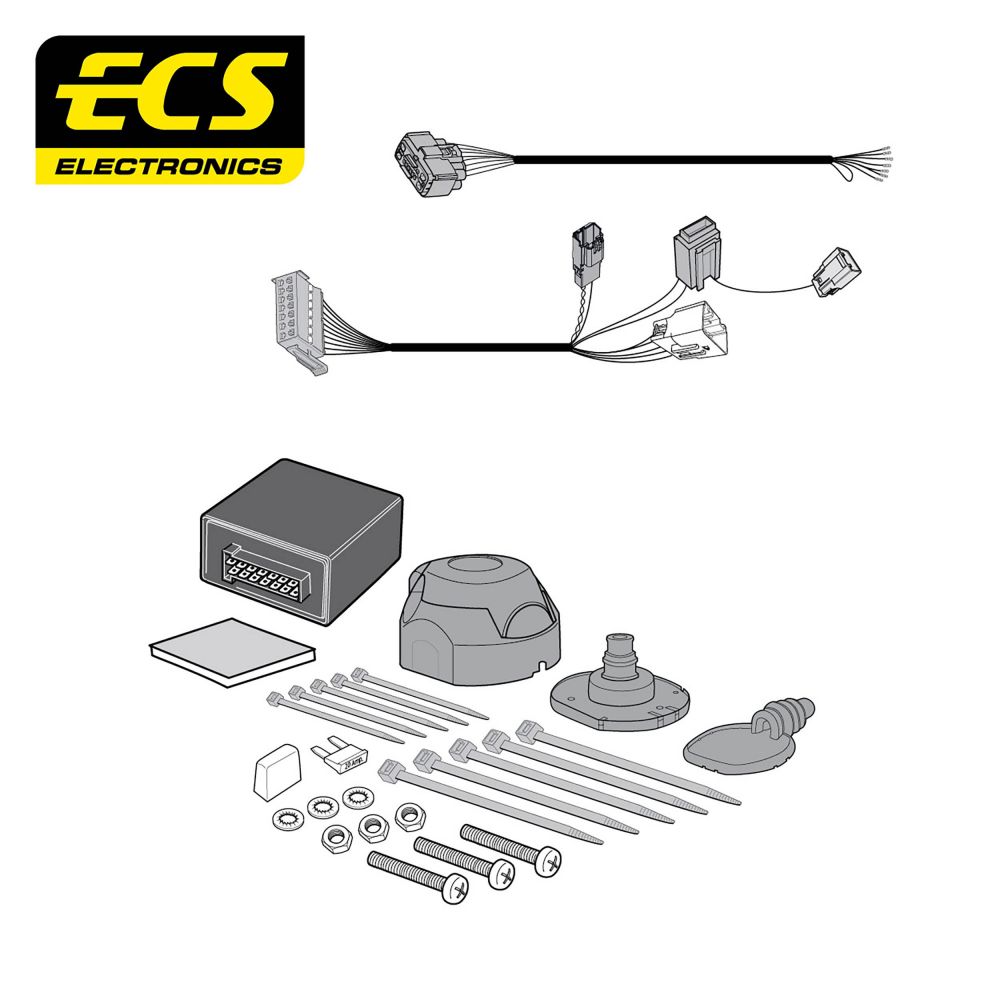 FORD TRANSIT CUSTOM Van inc TOURNEO 7 Pin Dedicated Electrics 10/2023 Onwards - FR11707M