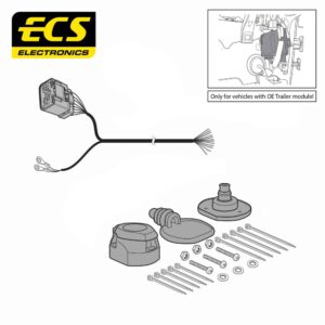 NISSAN INTERSTAR Van 13 Pin Dedicated Towbar Electrics (vehicles with OE trailer module only) 06/2024 - Onwards - RN17113MU