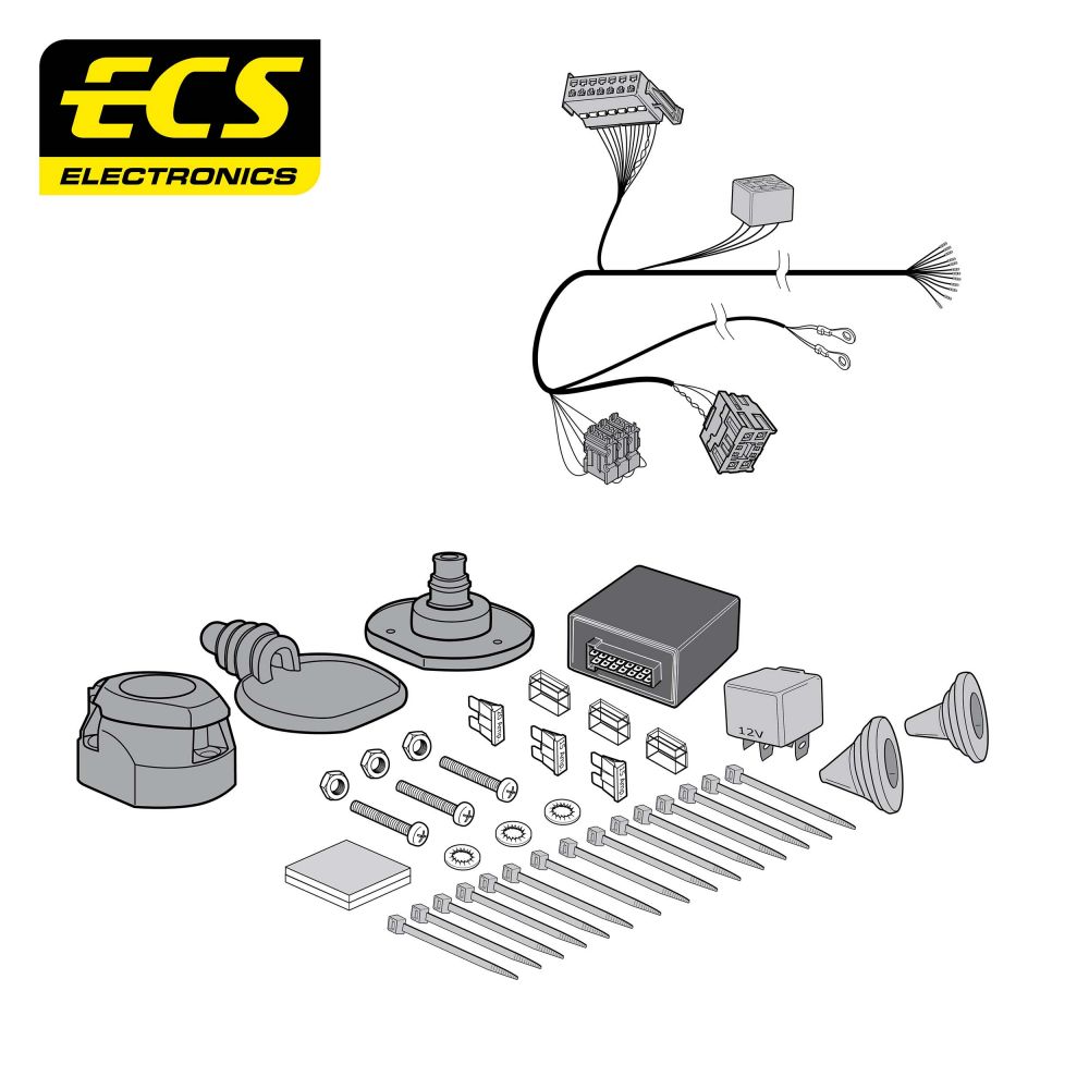 HYUNDAI KONA 13 Pin Dedicated Towbar Electrics 09/2023 - Onwards - KI15713M